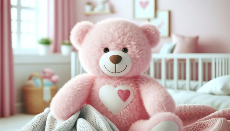 pink baby care bear